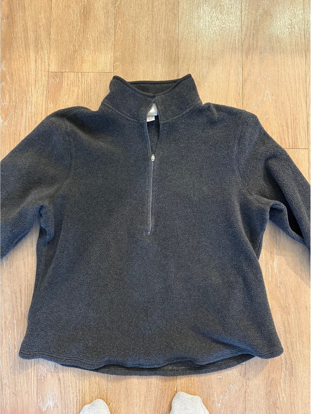 Old Navy Women's XL Black Fleece Half-Zip Pullover Jacket